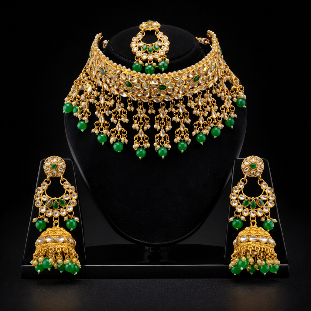 Green Bridle Necklace