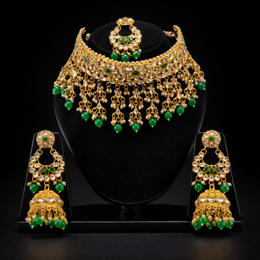 Green Bridle Necklace