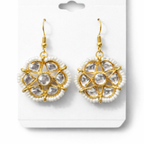 Round Kundan Earring